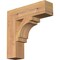 Ekena Millwork Merced Block Smooth Bracket, Western Red Cedar, 3 1/2"W x 14"D x 14"H BKT04X14X14MRC05SWR - alternate 1